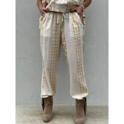 Gaspar- Fiji jacquard pants