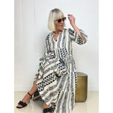 Gaspar - Hawaii jacquard dress