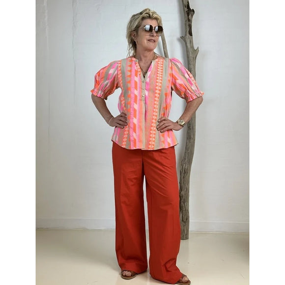 Gaspar - HONOLULU POPLIN - RED