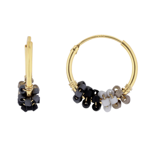Nuni - Kiki ørering Black A1133