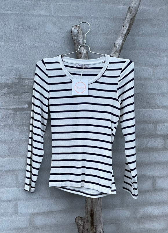 Cabana Living - tarava bluse stribet